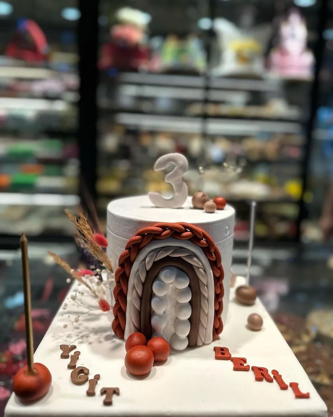 Boho Örgülü Butik Pasta